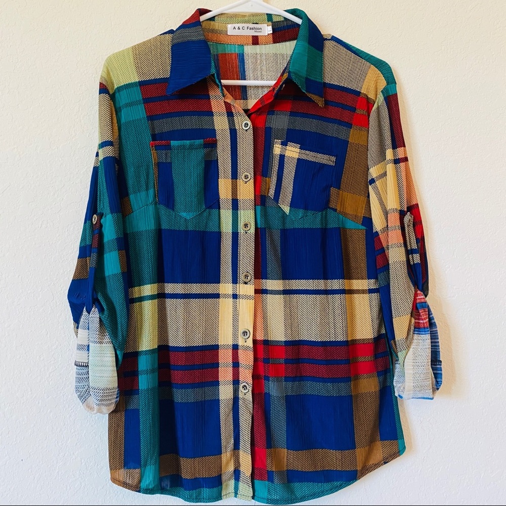 Plaid Button down Shirt